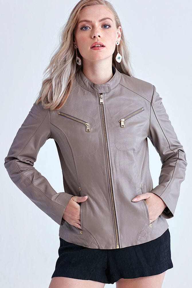Latinia Women's Leather Jacket