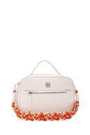 Women's Cream Long Strap Crossbody Bag | Derimod