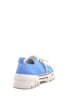 Women's Suede Leather Sneaker | Derimod