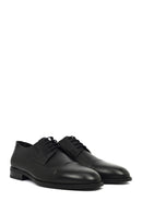 Men's Black Laced Leather Classic Shoes | Derimod