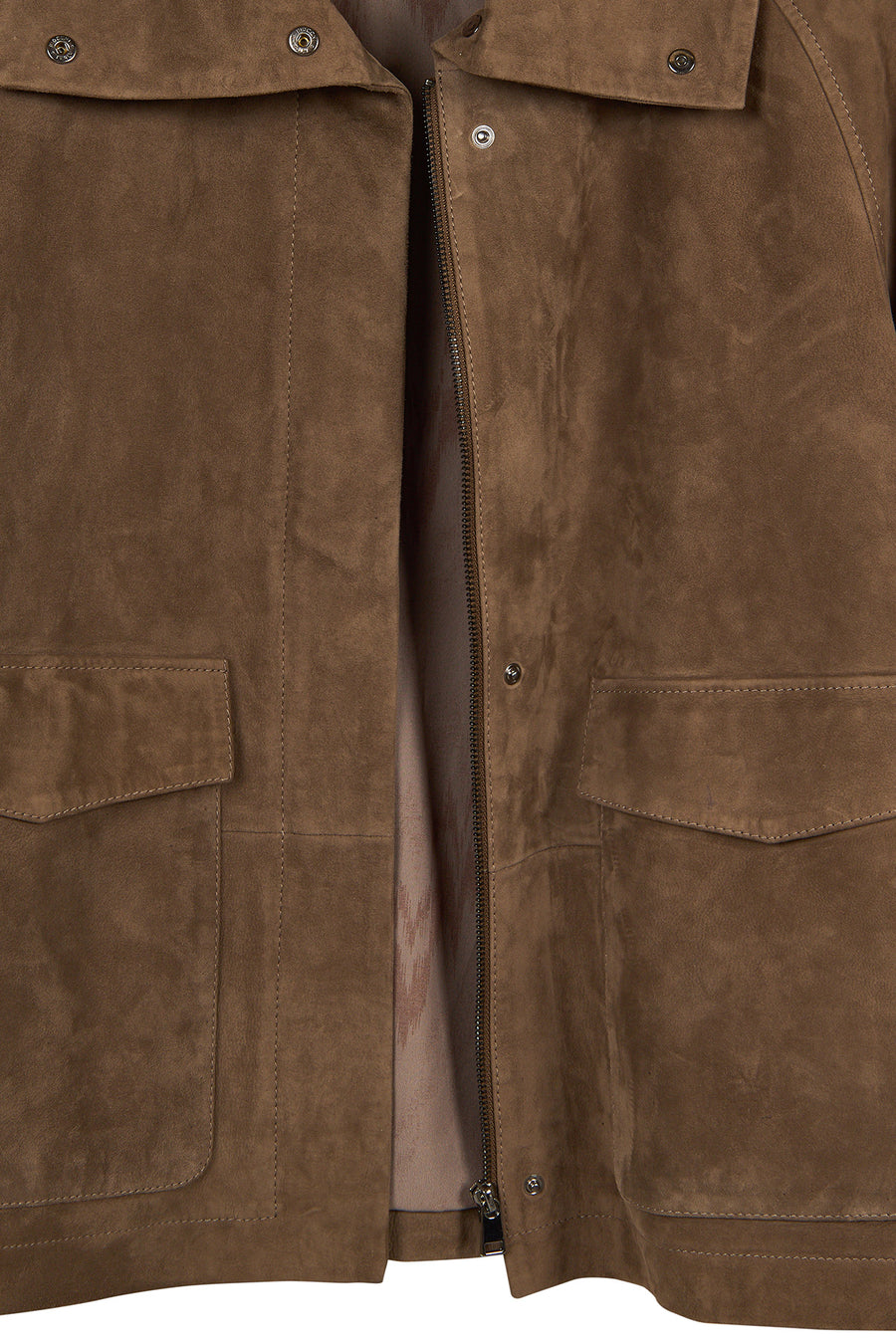 Florida-X Woman Mink A-Form Suede Jacket