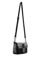 Women's Black Stone Handbag | Derimod