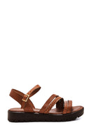 Women's Leather Braided Bodrum Sandals | Derimod