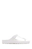 Birkenstock Men's White Gizeh Eva Flat Flip Flops | Derimod