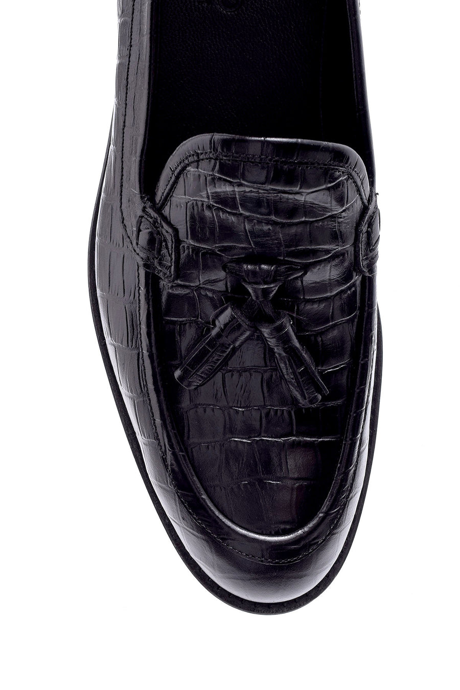 Men's Leather Leather Crocodile Patterned Shoes