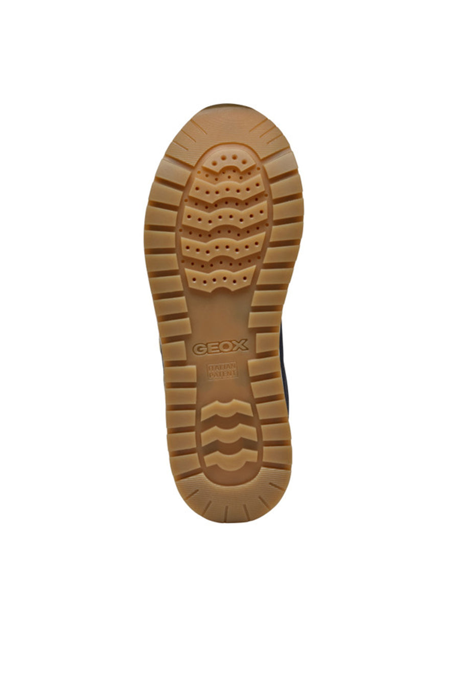 Geox Kadın Lacivert  Low-Top Bağcıklı Kalın Tabanlı Süet Deri Sneaker
