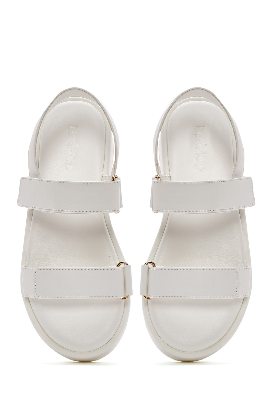 Women's White Thick Soled Sandals