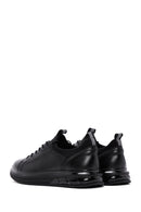 Men's Black Leather Sneaker | Derimod