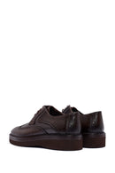 Men's Brown Laced Leather Classic Shoes | Derimod