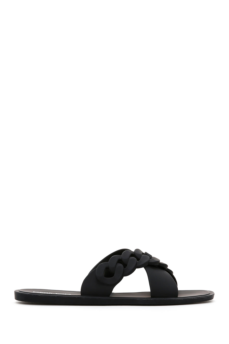 Women's Black Flat Slippers 23SFE4952PV | Derimod