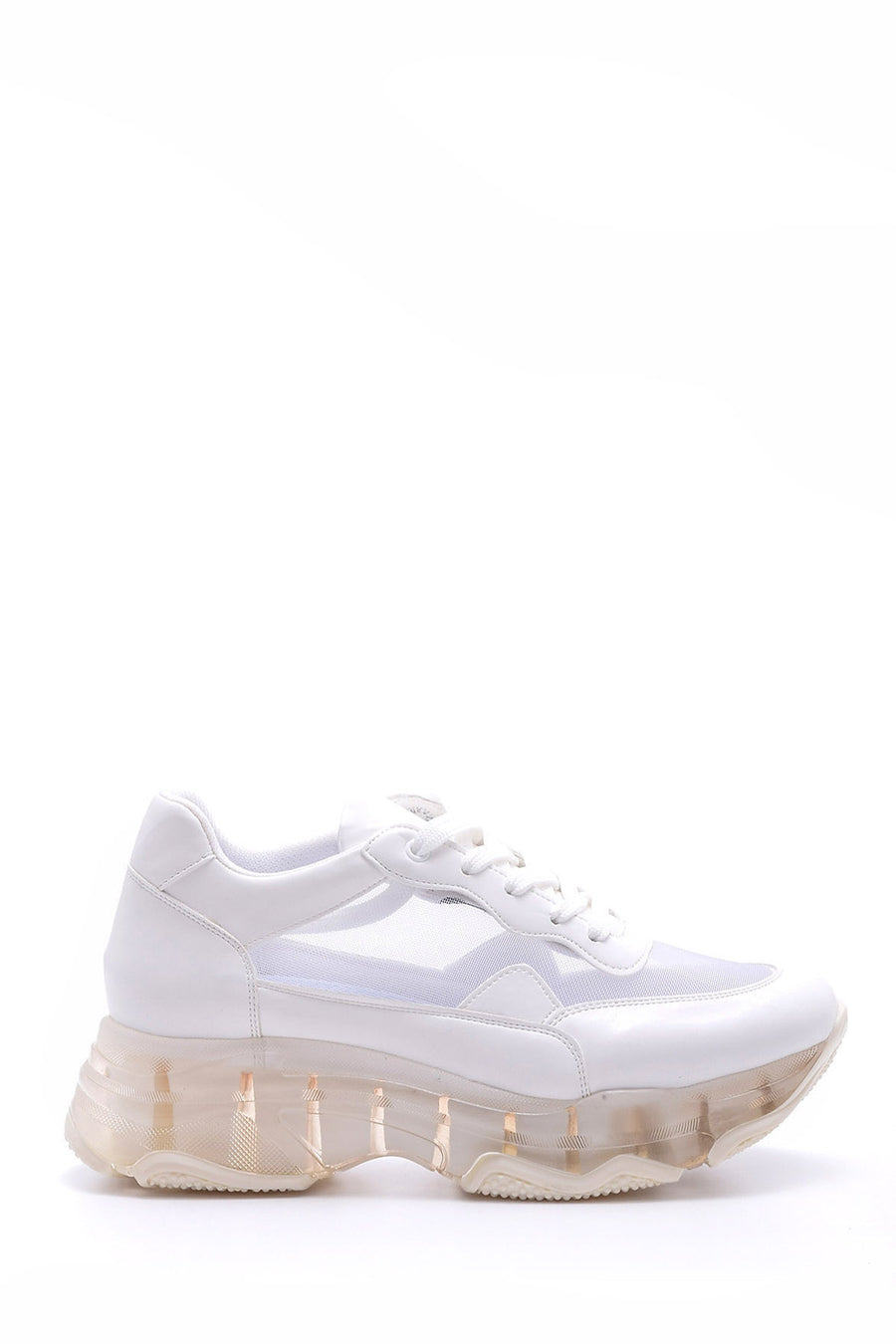 Kadın Şeffaf Tabanlı Sneaker 19WFE127014 | Derimod