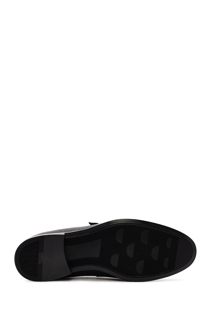Men's Black Leather Casual Loafer