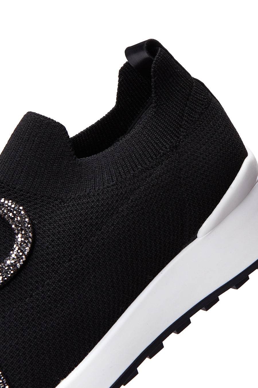 Kadın Siyah Taşlı Sneaker
