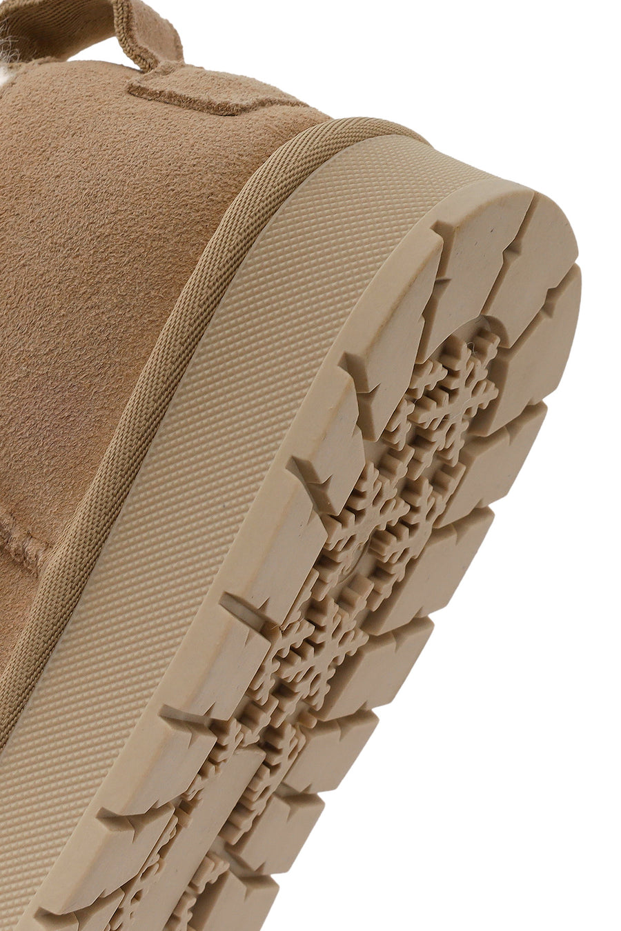 Woman Beige Suede Teddy Boots