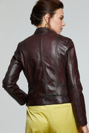 Kylie Women's Leather Jacket | Derimod