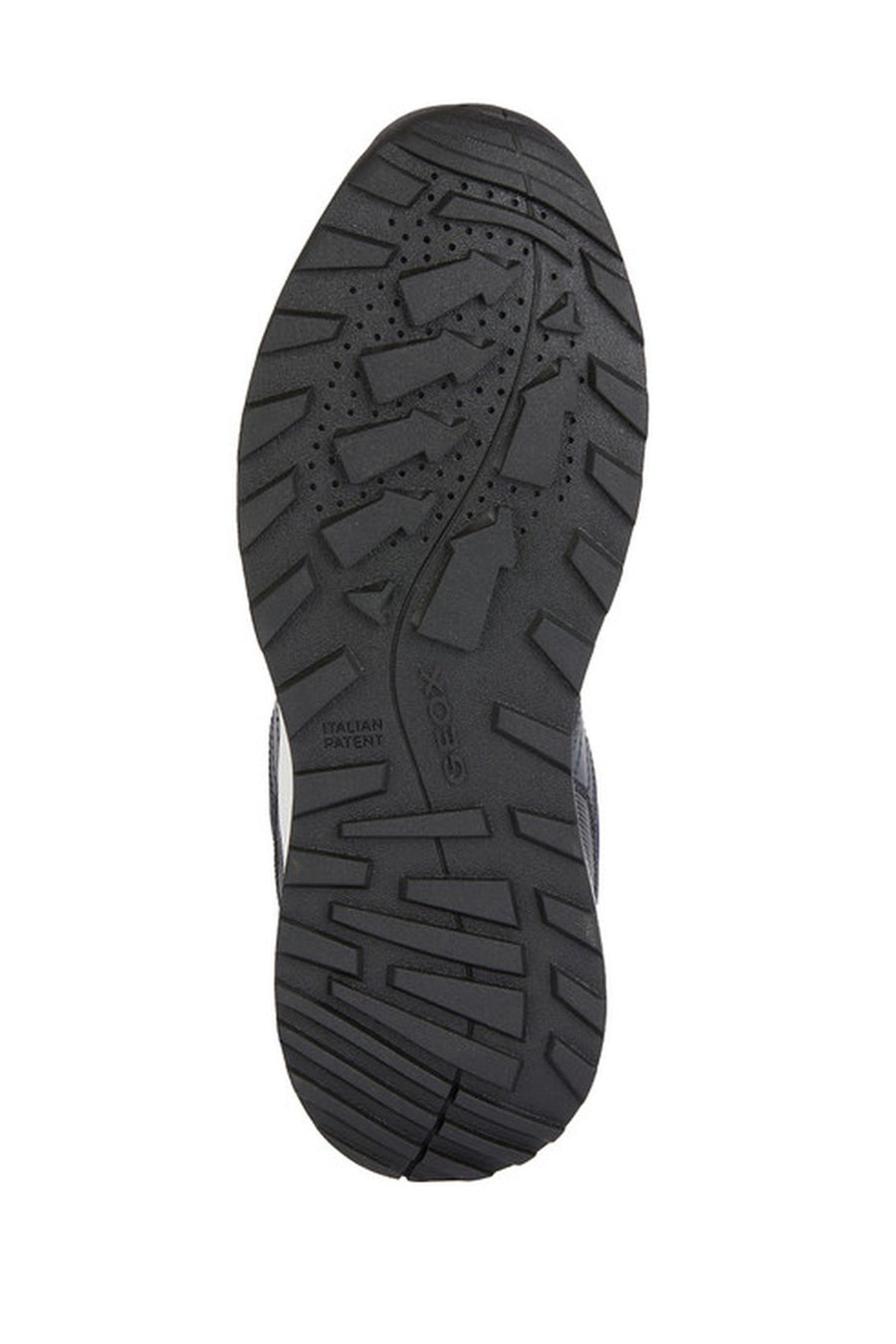 Geox Erkek Lacivert Terrestre Abx Bağcıklı Deri Casual Sneaker