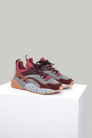 Claret Red Women's Leather Sports Shoes | Derimod