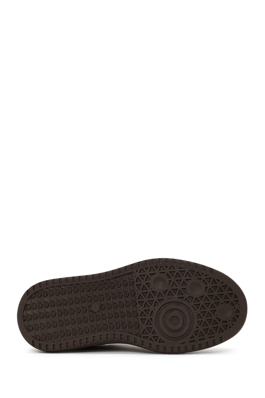 Kadın Kahverengi Bağcıklı Kalın Tabanlı Süet Deri Sneaker
