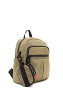 Women's Khaki Casual Backpack | Derimod