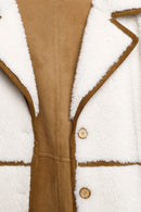 Tahoe Women's Beige Teddy Coat | Derimod