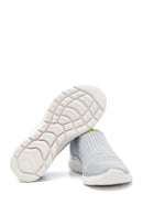 Women's Gray Neon Detailed Sneaker | Derimod