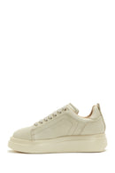 Women's Beige Thick Soled Sneaker | Derimod