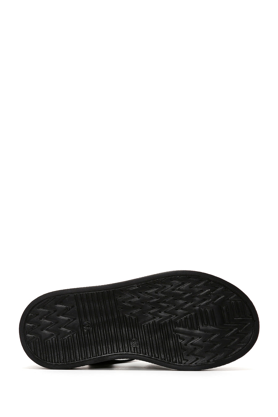 Women's Black Ankle Strap Leather Comfort Sandals