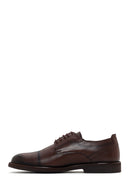 Men's Brown Laced Leather Classic Shoes | Derimod