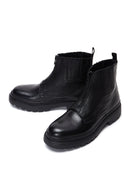 Men's Black Leather Boots | Derimod