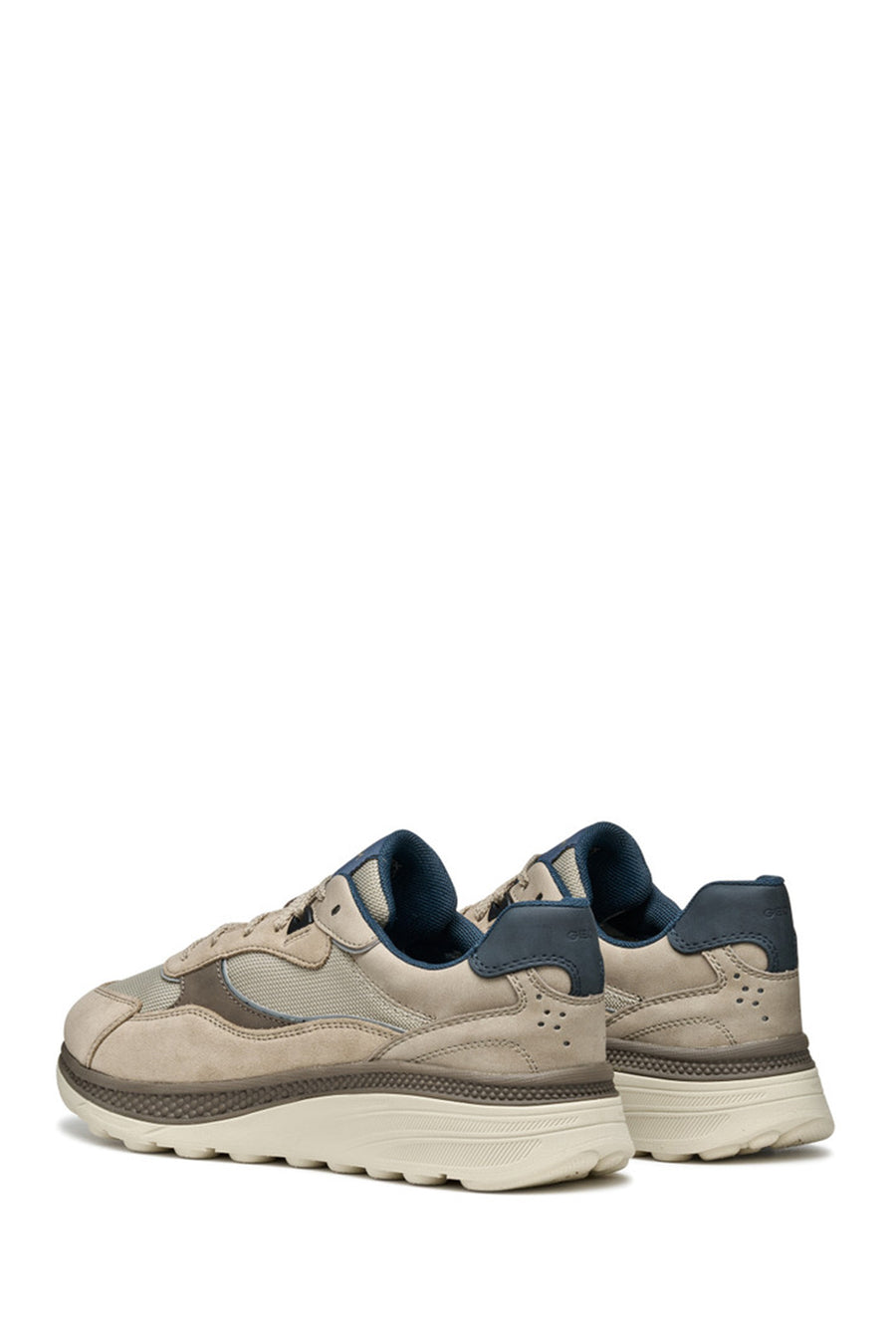 Geox Erkek Bej U Spherica Actif X1 A - Mes Su Bağcıklı Sneaker