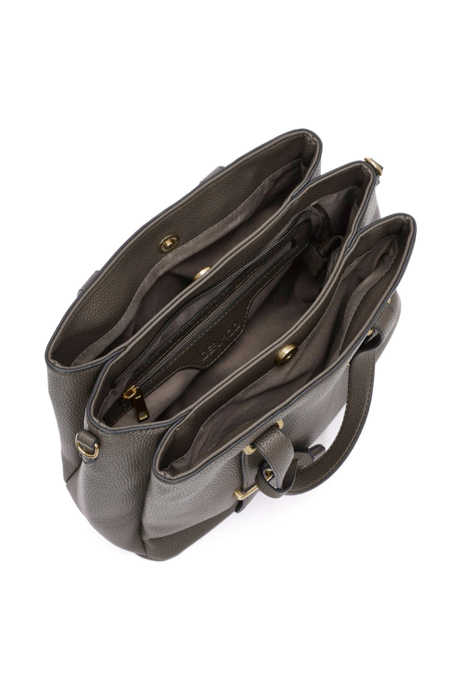 Women's Gray Long Strap Shoulder Bag