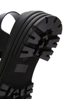 Women's Black Ankle Strap Thick Soled Sandals | Derimod