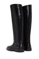 Women's Black Casual Leather Boots | Derimod