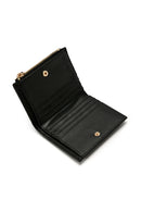 Women's Black Knit Wallet | Derimod