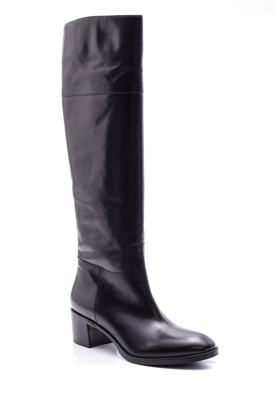 Women's Heeled Leather Boots