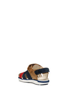 Geox Erkek Bebek Taba B S.Delhi B. A - Wax. Lea + Suede Bantlı Sandalet | Derimod