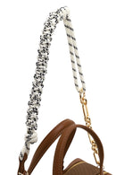 Woman Tan Long Strap Printed Shoulder Bag | Derimod