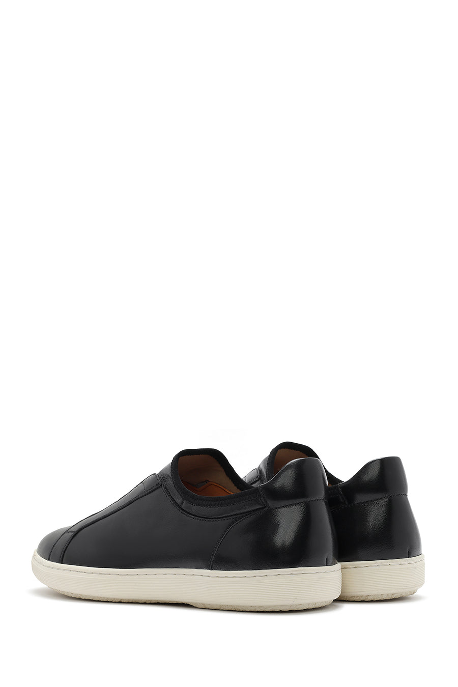 Men's Black Leather Sneaker