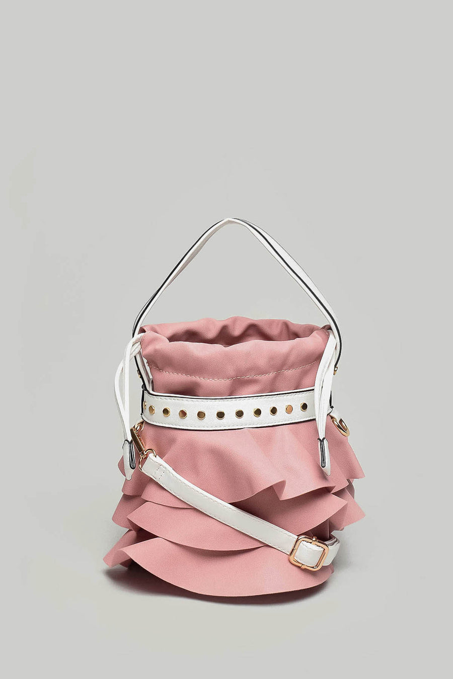Women's Shoulder Bag with Staple Detail 18SBD252914 | Derimod