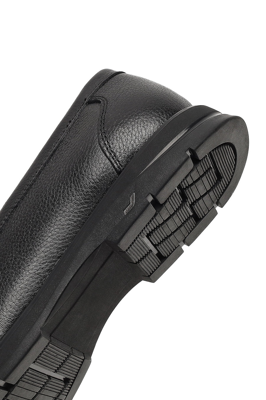 Men's Black Leather Loafer