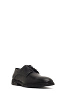 Derimod Fly Male Black Lace-Up Leather Casual Shoes | Derimod