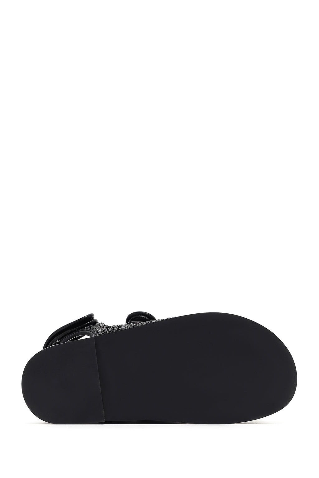 Kadın Siyah Hasır Sandalet