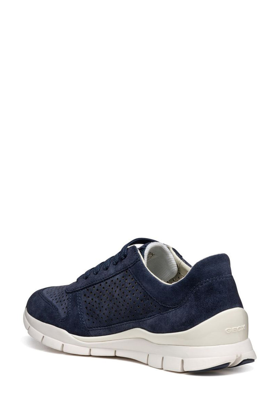 Geox Kadın Lacivert Sukie Bağcıklı Süet Deri Sneaker