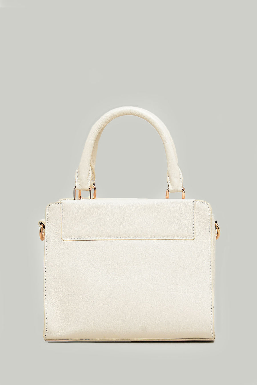 Ecru Women's Leather Handbag