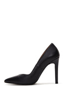 Kadın Siyah Deri Stiletto | Derimod
