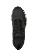 Geox Men's Black Delray Lace-up Casual Sneaker | Derimod