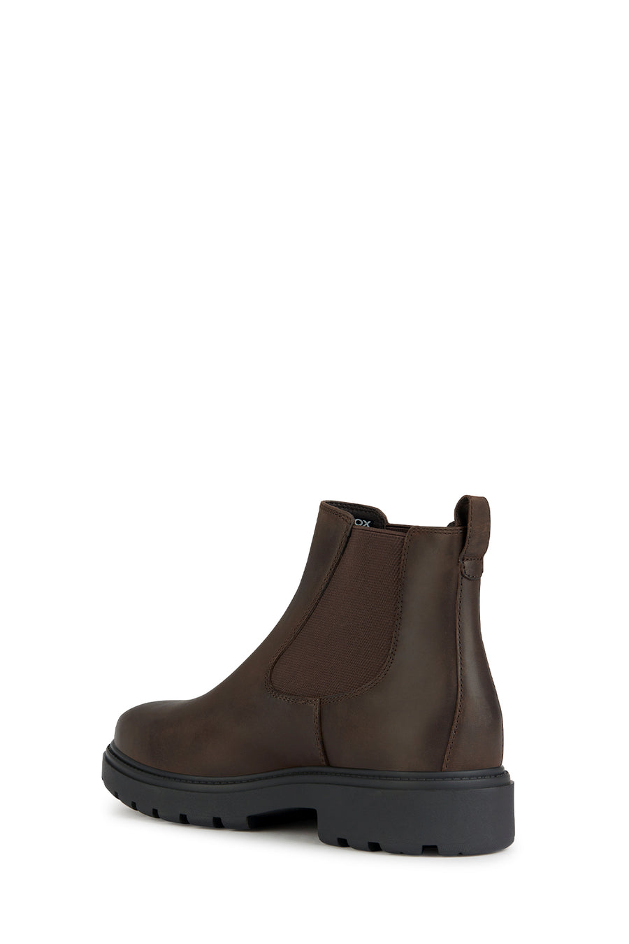 Geox Men's Brown Spherica Ec7 Leather Chelsea Boots