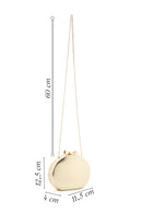 Kadın Altın Uzun Askılı Metalik Mini Portföy Çanta | Derimod