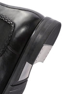 Men's Black Leather Chelsea Boots | Derimod