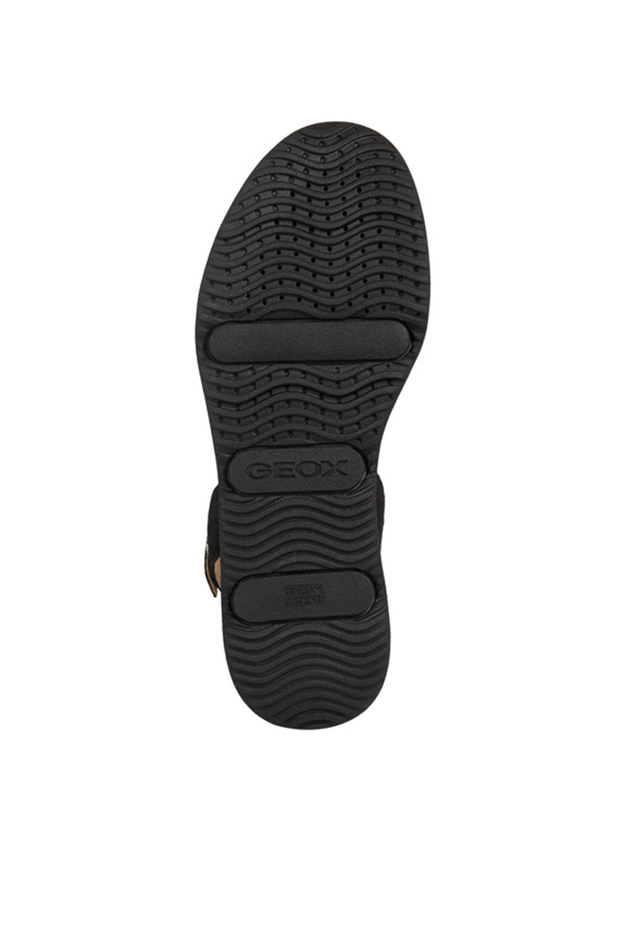 Geox Kadın Siyah D Gardenia C - Goat Suede Bilekten Tokalı Kalın Tabanlı Deri Sandalet